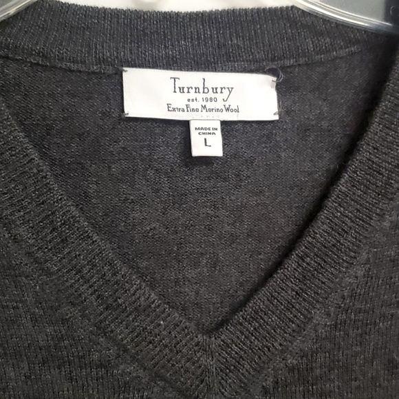 Turnbury Extra Fine Merino Wool Sweater - Picture 2 of 2